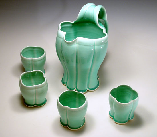 Modern Design Porcelain by David Pier, Pottery of the Future Available Today