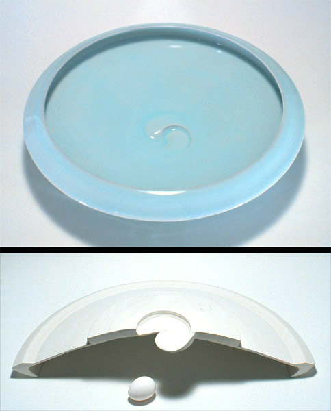 Modern Design Porcelain by David Pier, Pottery of the Future Available Today